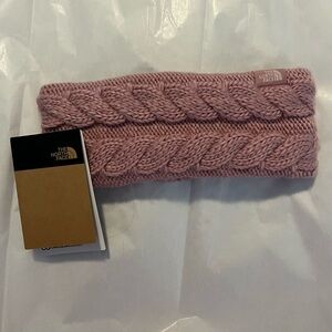 The North Face Mauve Cable Knit Headband